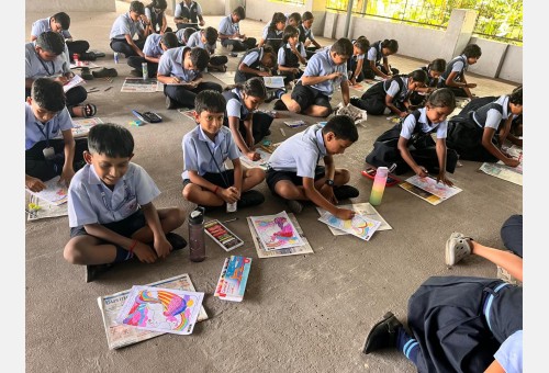 Painting and colouring