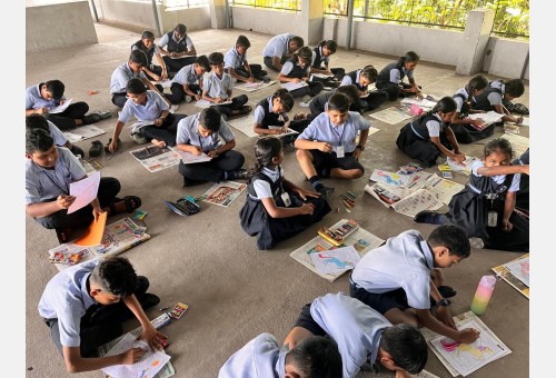 Painting and colouring